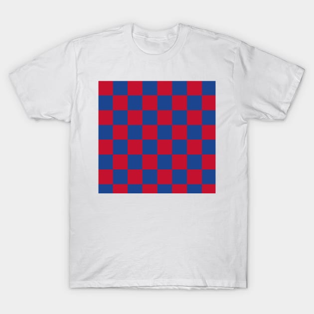 Crystal Palace Checks T-Shirt by Confusion101